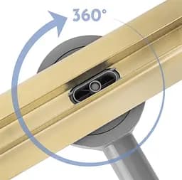Трап для душу Rea Neox 100 Slim Pro gold REA-G5804 - мініатюра 3