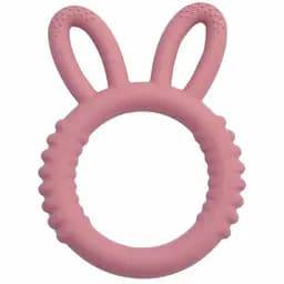 Прорезыватель для зубов Lindo Ушки красный (DK 06ч)