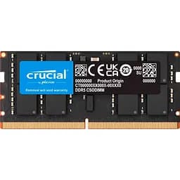 Модуль пам'яті Crucial DDR5 16GB 6400Mhz CSODIMM CL52 (CT16G64C52CS5)