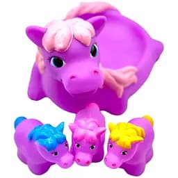 Набір іграшок для купання Bibi Toys Єдиноріг 4 шт. (760875BT) - мініатюра 2