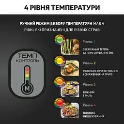 Електрогриль Tefal OptiGrill+ (GC712D34) - мініатюра 9