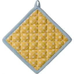 Прихватка Kela Svea 20х20 см блакитна з жовтим  (12794)