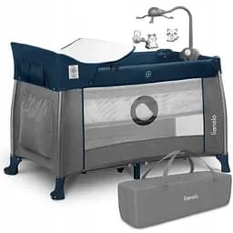 Ліжечко-манеж Lionelo Thomi Blue Navy