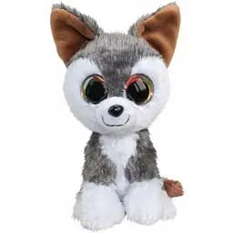 Мягкая игрушка Lumo Stars Волк Hukka классический, 15 см, серый (54987)