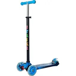 Самокат детский iTrike Maxi JR 3-055-1-WP9 с подсветкой