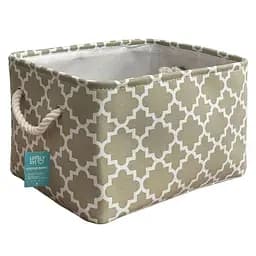 Корзина Органайзер Lovely Svi для зберігання білизни, одягу, косметики, книжок, дитячих іграшок 38×28×24 см бежевий (201246)