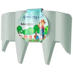 Газонное ограждение Serinova, 31,5x23,5 см, каменно-белый (iBÇ3-Beyaz)