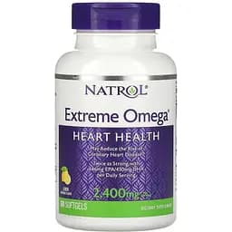 Жирні кислоти Natrol Omega Extreme 60 капсул Лимон