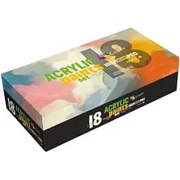 Набір акрилових фарб ArtCraft 18 шт. по 20 мл (5083-AC)