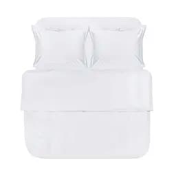 Постельное белье сатин Lotus Home - Dakota Modern белый семейный
