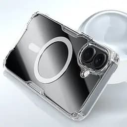 TPU чохол Nillkin Nature Pro Magnetic для Apple iPhone 16 Plus (6.7) Безбарвний (прозорий) - мініатюра 7