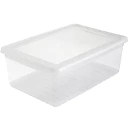Ящик для зберігання Keeeper Basixx з кришкою 11 л прозорий (579)