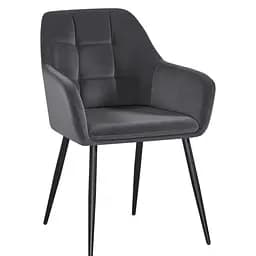 Стілець UGO dark grey velvet
