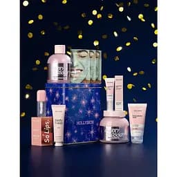 Подарунковий набір Hollyskin Midnight Bloom: Гель для душу 300 мл + Скраб для тіла 300 мл + Крем для обличчя 50 мл + Крем для шкіри навколо очей 10 мл + Крем для рук 30 г + Набір ліфтинг масок 10 г + Олія для губ 4 мл - мініатюра 2