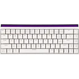 Клавіатура Ajazz NK68 Red Switch UA White (NK68-R-W) [156871]