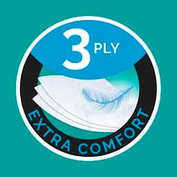 Тришаровий туалетний папір Сніжна Панда Sensitive Super Long 4 рулони - мініатюра 3