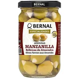 Оливки Bernal фаршированные миндалем 300 г