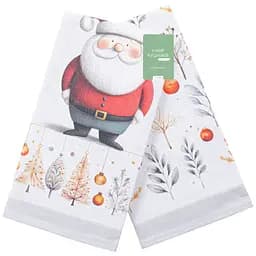 Набор кухонных полотенец Home Line Санта-Клаус 40x60 см 2 шт. (190842)