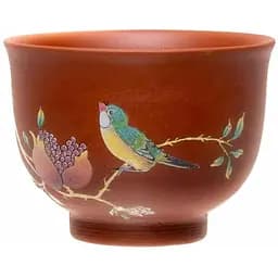 Пиала Птица-Синица 100 мл Рыжий