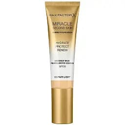 Тональна основа Max Factor Miracle Second Skin тон 02 (Fair Light) 30 мл
