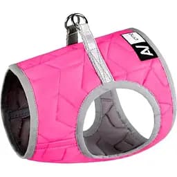 Шлея для собак м'яка AiryVest One, ХS1, 24-27х18-20 см, рожевий (29377)