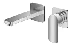 Змішувач для умивальника Kohlman Texen хром + Box прихованого монтажу QW180T Хром