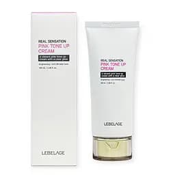 Крем LEBELAGE для лица Real Sensation Pink Tone Up уравнительный тон кожи 100 мл