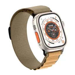 Ремінець для Apple Watch 42 (Series 11-10)/41/40/38, бежевий, Alpine Loop Alpina Band, тканинний поліестеровий ремінець для смарт-годин, дихаючий, для активного відпочинку та спорту, ArmorStandart (ARM82564) - мініатюра 2