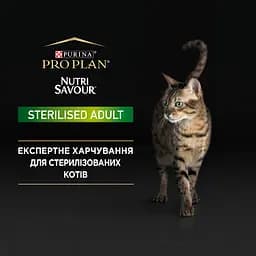 Вологий корм для дорослих стерилізованих котів Purina Pro Plan Sterilised Nutrisavour паштет з тріскою 75 г (12424536) - мініатюра 2