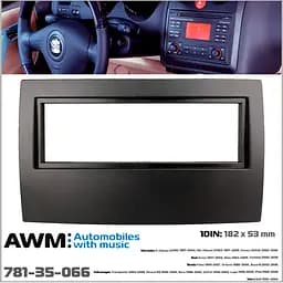 Перехідна рамка AWM Volkswagen, Skoda, Seat, Mercedes-Benz (781-35-066) - мініатюра 5