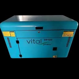 Дизельний генератор VitalPower у кожусі 10 кВт 1-фазний 