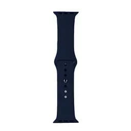 Ремінець Apple Watch Silicone 42/44/45/46/49 мм Midnight Синій S - мініатюра 2
