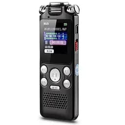 Цифровий диктофон з таймером Sttwunake V59 stereo 8 Gb, чорний (100088) - мініатюра 2