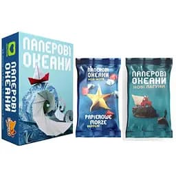 Настольная игра Igames Бумажные Океаны с дополнениями Новые Моря + Новые лагуны (укр.)