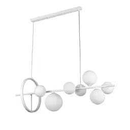 Люстра стельова LED Levistella 918LP267-7 WH+WH, 7 плафонів, білий, сучасний стиль для дому