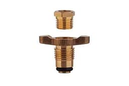 Клапан зливний для повітряних компресорів Intertool 1/4" баранчик - мініатюра 3