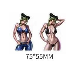 Голографічна наклейка Неймовірні пригоди ДжоДжо Джолін JoJo's Bizarre Adventure Jolyne