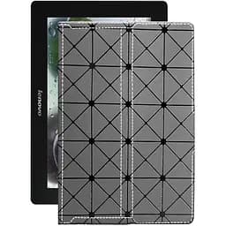 Чехол StatusCASE из экокожи для планшета Lenovo Idea Pad S6000h Серый ромб