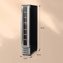 Винний холодильник Klarstein Vinovilla 7 Built-in Uno (10036179) - мініатюра 6