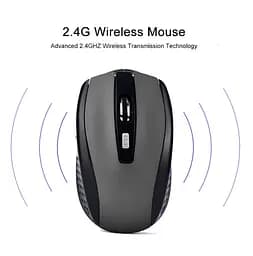 Бездротова мишка Silent Mouse 2.4G Сіра  - мініатюра 3