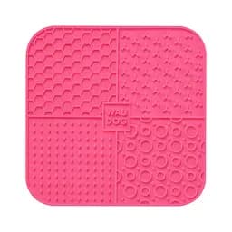Килимок для злизування Waudog Silicone 190х190х10 мм рожевий - мініатюра 3