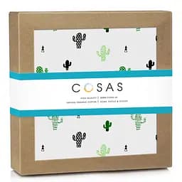 Пелюшки фланелеві Cosas Cactus 80x80 см, зелені