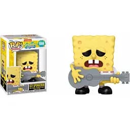 Фигурка Funko Pop Губка Боб Гитара SpongeBob Guitar 10 см FP SBQP 1666