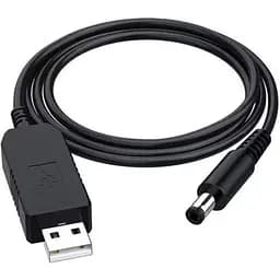 Кабель Power Boost USB-DC 5.5 x 2.1 черный 1 м