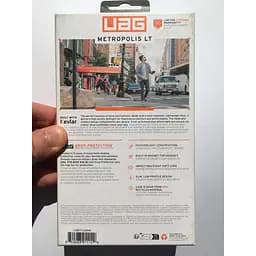 Оригінальний протиударний чохол UAG Metropolis LT MagSafe для iPhone 15 Pro (6.1") Kevlar Black 114277113940 - мініатюра 3