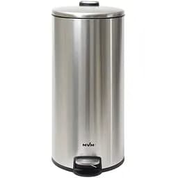 Ведро для мусора МVM с крышкой и педалью 30 л (BIN-16 30L SS)
