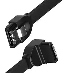 Кабель Ugreen Angled SATA 3 Data Cable 0.5m Black US217 (30797)