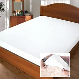 Простыня Ярослав на резинке махровая 120x60x10 см белая (38386)