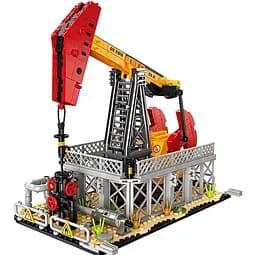 Конструктор нафтова насосна машина Jie Star Oil Pumping machine інженерний конструктор, нафтовий насос, конструктор для дітей та дорослих, 666 деталей - мініатюра 2