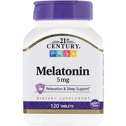 Мелатонін 21st Century 5 мг 120 таблеток